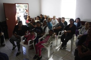 Ensenada clinic patients in the waiting room. | Photo by Flying Samaritans.